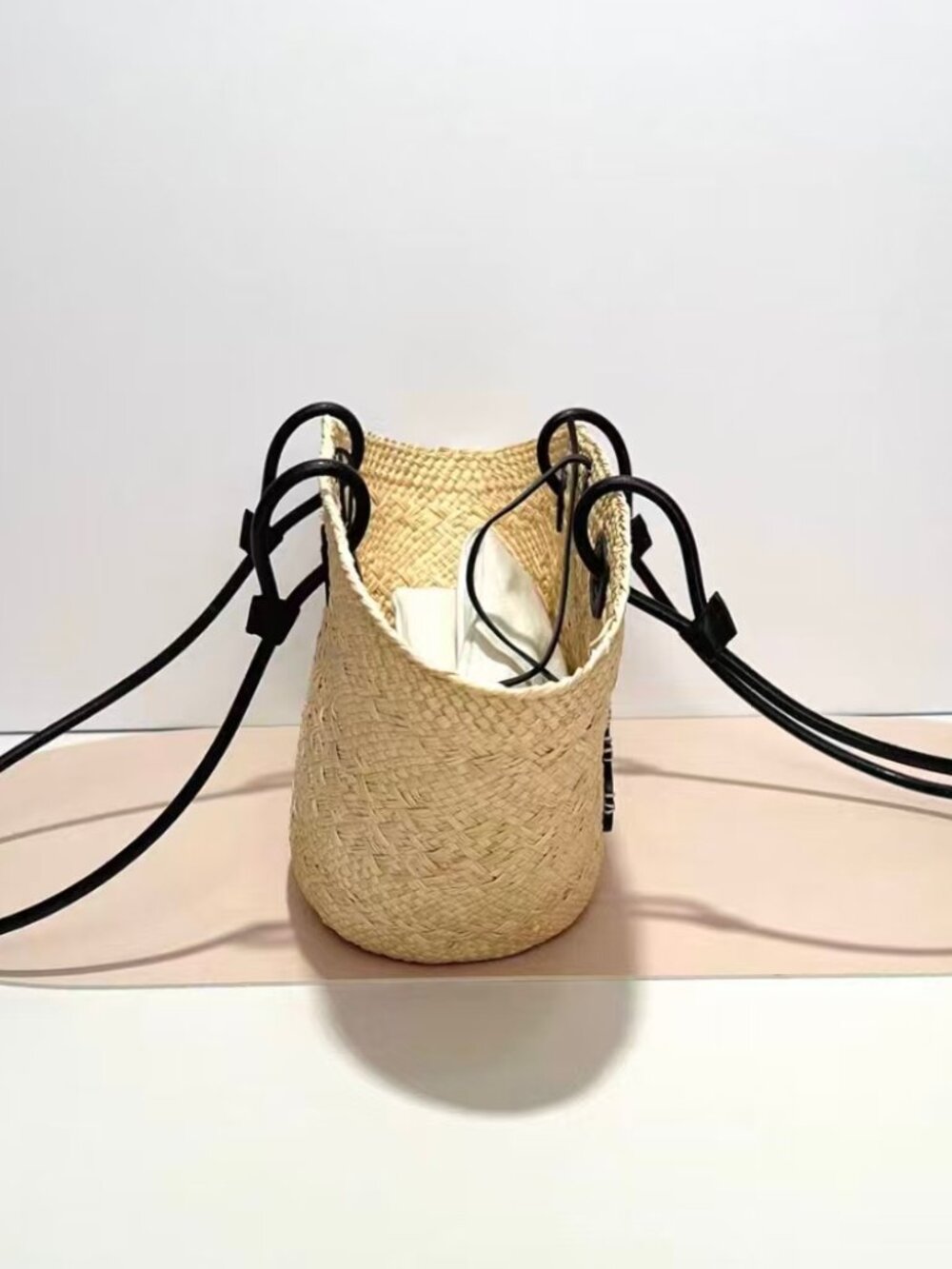 Loewe Handwoven Iraca Palm Tote Bag View 3